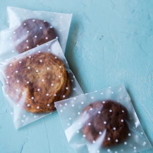 Cookies individually wrapped in bags